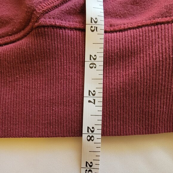 ASU Sun Devils Full Zip Up Hoodie Sweatshirt Jacket, Maroon, Womens Size M - Picture 8 of 9